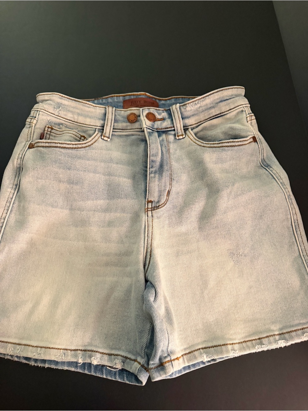 Judy Blue Light Wash Denim Women's Shorts Size Medium